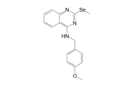 4-(4'-Methoxybenzyl)amino-2-methylselenoquinazoline