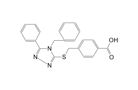 4-{[(4-benzyl-5-phenyl-4H-1,2,4-triazol-3-yl)sulfanyl]methyl}benzoic acid