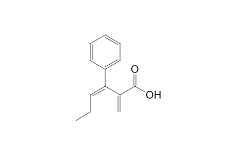 (Z)-2-Methylene-3-phenylhex-3-enoic acid