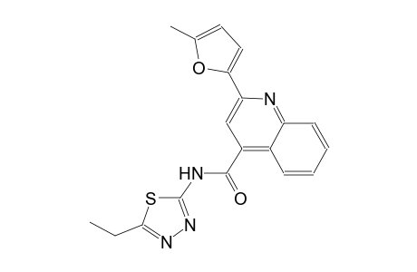 N-(5-ethyl-1,3,4-thiadiazol-2-yl)-2-(5-methyl-2-furyl)-4-quinolinecarboxamide