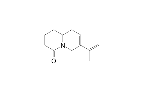 7-(1-methylethenyl)-1,6,9,9a-tetrahydroquinolizin-4-one