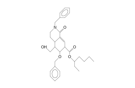 (4AR, 5S,6S,7S)-2-benzyl-6-benzyloxy-7-(2-ethyl-hexanoyloxy)-3,4,4a,5,6,7-hexahydro-5-hydroxymethyl-1(2H)-isoquinolone