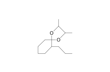 8(S),9(R)-Dimethyl-2-propyl-7,10-dioxa-spiro(5.4)decane