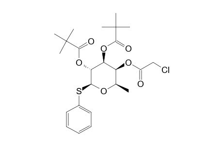 PHENYL-4-O-CHLOROACETYL-6-DEOXY-2,3-DI-O-PIVALOYL-1-THIO-BETA-D-GALACTOSIDE
