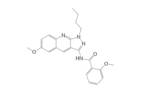 N-(1-butyl-6-methoxy-1H-pyrazolo[3,4-b]quinolin-3-yl)-2-methoxybenzamide