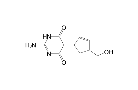 2-Amino-5-[4'-(hydroxymethyl)cyclopent-2'-enyl]pyrimidine-4,6(3H,5H)-dione