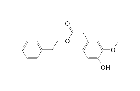 2-Phenylethyl-2-(4-hydroxy-3-methoxy-phenyl)acetate