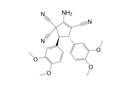 2-Amino-1,3,3-tricyano-4,5-bis(3,4-dimethoxyphenyl)cyclopentene