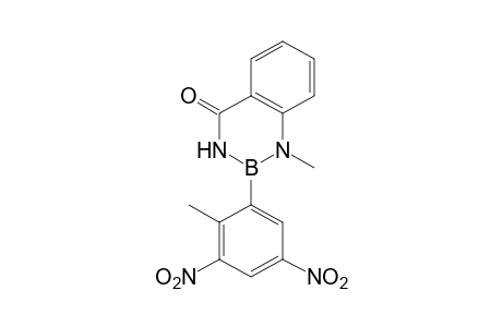 2,3-DIHYDRO-2-(3,5-DINITRO-o-TOLYL)-1-METHYL-1,3,2-BENZODIAZABORIN-4(1H)-ONE