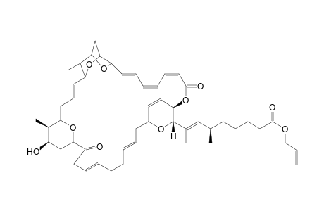 21,22-Dideoxy-22-oxosorangicin - allyl ester
