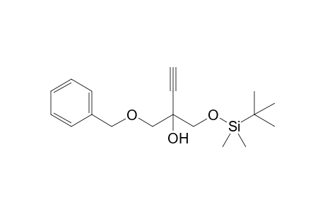 1-Benzyloxy-2-(tert-butyldimethylsilyloxy)methyl-3-butyn-2-ol