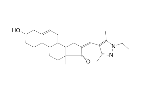 16-[(1-ethyl-3,5-dimethyl-1H-pyrazol-4-yl)methylene]-3-hydroxyandrost-5-en-17-one
