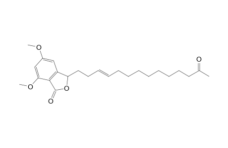 5,7-Dimethoxy-3-(13'-oxotetradec-3'-en-1'-yl)-(3H)-isobenzofuran-1-one