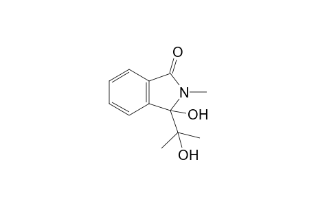 2-Methyl-3-oxidanyl-3-(2-oxidanylpropan-2-yl)isoindol-1-one