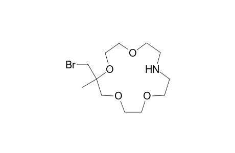5-Bromomethyl-5-mthyl-1,4,7,10-tetraoxa-13-azacyclopentadecane(monoaza-15-crown-5)