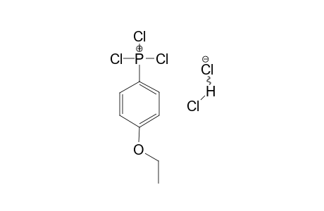 TRICHLOR-(4-ETHOXYPHENYL)-PHOSPHONIUM-HYDROGENDICHLORIDE