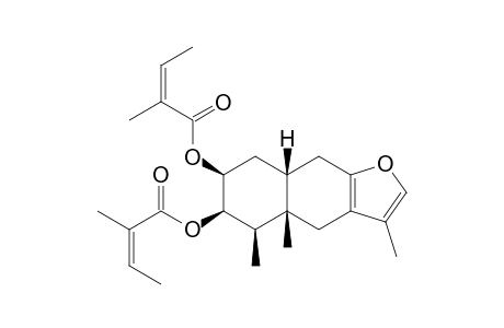 2beta,3beta-Bis(angeloyloxy)furanoeremophilane
