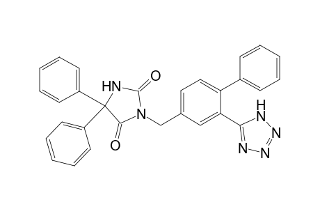 5,5-Diphenyl-3-[(2''-tetrazol-5''-yl)biphenyl-4'-yl]-methylhydantoin