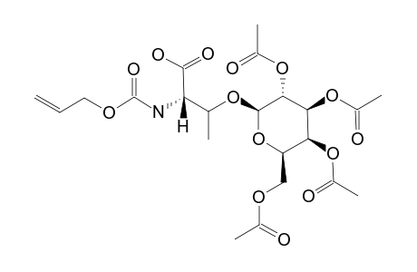N-(ALLYLOXYCARBONYL)-O-(2,3,4,6-TETRA-O-ACETYL-BETA-D-GLACTOPYRANOSYL)-L-THREONINE