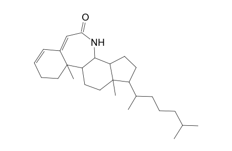 7a-Aza-B-homocholesta-3,5-dien-7-one