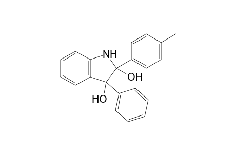 2-(4-Methylphenyl)-3-phenyl-2,3-dihydro-1h-indole-2,3-diol