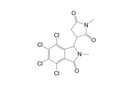 4,5,6,7-Tetrachloro-2-methyl-3-(N'-methylsuccinimido)isoindolin-1-one