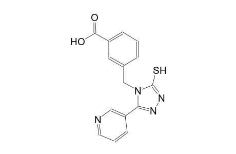 benzoic acid, 3-[[3-mercapto-5-(3-pyridinyl)-4H-1,2,4-triazol-4-yl]methyl]-