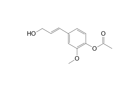 Acetic acid 4-((E)-3-hydroxy-propenyl)-2-methoxy-phenyl ester