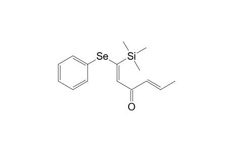 (4E)-1-phenylseleno-1-trimethylsilylhexa-1,4-dien-3-one