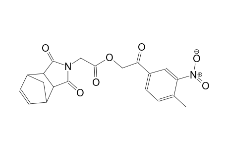 2-(4-methyl-3-nitrophenyl)-2-oxoethyl 2-(1,3-dioxo-3a,4,7,7a-tetrahydro-1H-4,7-methanoisoindol-2(3H)-yl)acetate