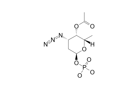 4-O-ACETYL-3-AZIDO-2,3,6-TRIDEOXY-BETA-L-ARABINO-HEXOPYRANOSYL-PHOSPHATE