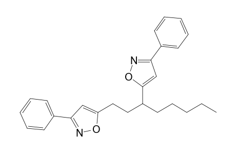 3-Phenyl-5-(3-(3-phenylisoxazol-5-yl)octyl)isoxazole