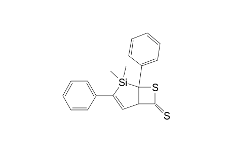 4,4-dimethyl-3,5-diphenyl-6-thia-4-silabicyclo[3.2.0]hept-2-ene-7-thione