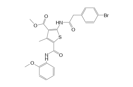 methyl 2-{[(4-bromophenyl)acetyl]amino}-5-[(2-methoxyanilino)carbonyl]-4-methyl-3-thiophenecarboxylate