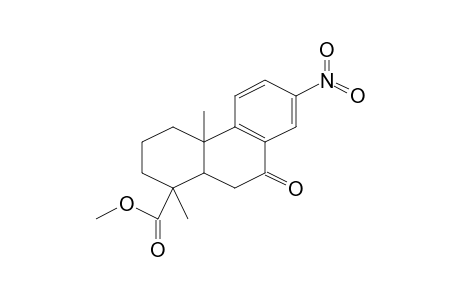1,4a-Dimethyl-7-nitro-9-oxo-1,2,3,4,4a,9,10,10a-octahydro-phenanthrene-1-carboxylic acid, methyl ester