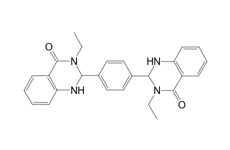 3-Ethyl-2-[4-(3-ethyl-1,2,3,4-tetrahydro-4-oxoquinazolin-2-yl)phenyl]-2,3-dihydroquinazolin-4(1H)-one