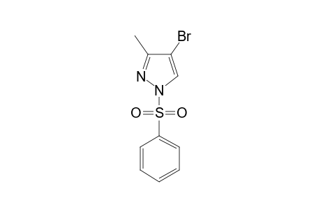 4-Bromo-3-methyl-1-phenylsulfonyl-pyrazole