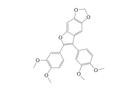 2,3-BIS-(3,4-DIMETHOXYPHENYL)-5,6-(METHYLENEDIOXY)-BENZO-[B]-FURAN