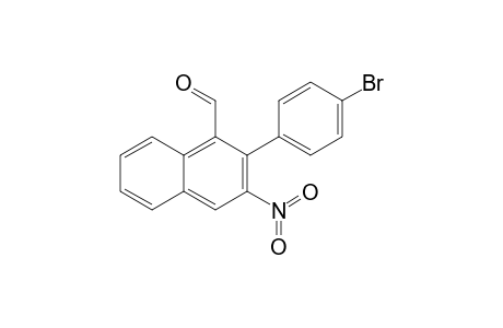 3-Nitro-2-(4-bromophenyl)naphthalene-1-carbaldehyde