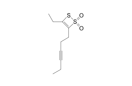 3-ETHYL-4-HEX-3-YNYL-1,2-DITHIETE-1,1-DIOXIDE