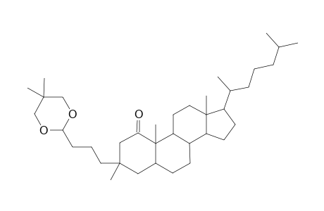 3-[3-(5,5-Dimethyl-[1,3]dioxan-2-yl)propyl]-17-(1,5-dimethylhexyl)-3,10,13-trimethylhexadecahydrocyclopenta[a]phenanthren-1-one