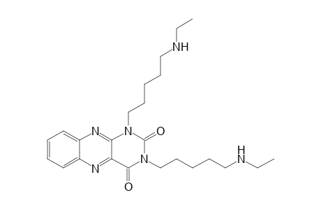 1,3-Bis[5-(ethylamino)pentyl]-1,2,3,4-tetrahydrobenzo[g]pteridine-2,4-dione