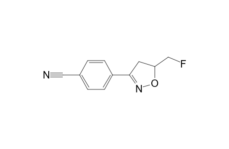 4-(5-(fluoromethyl)-4,5-dihydroisoxazol-3-yl)benzonitrile