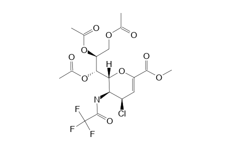 METHYL-7,8,9-TRI-O-ACETYL-2,6-ANHYDRO-4-CHLORO-3,4,5-TRIDEOXY-5-[(TRIFLUOROACETYL)-AMINO]-D-GLYCERO-D-TALO-NON-2-ENONATE