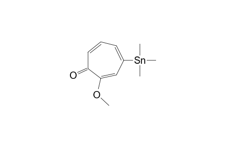 2-Methoxy-4-trimethylstannylcyclohepta-2,4,6-trien-1-one