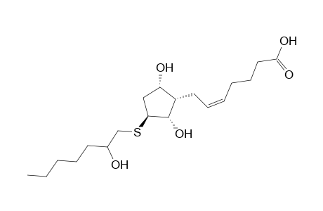 (1S,2S,3S,4S)-4-[6'-(Hydroxycarbonyl)hex-2'-en-1'-yl]-3-[(2"-hydroxyheptyl)sulfanyl]-cyclopentane-1,3-diol