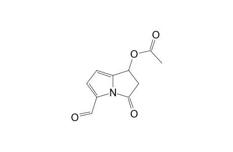 (5-formyl-3-oxo-1,2-dihydropyrrolizin-1-yl) acetate