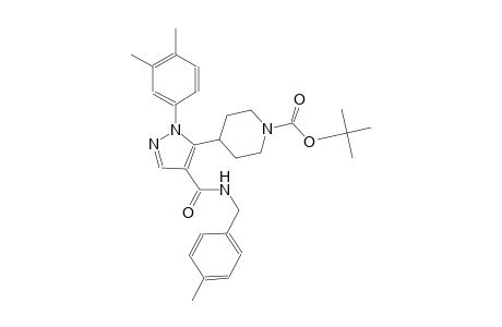 1-piperidinecarboxylic acid, 4-[1-(3,4-dimethylphenyl)-4-[[[(4-methylphenyl)methyl]amino]carbonyl]-1H-pyrazol-5-yl]-, 1,1-dimethylethyl ester