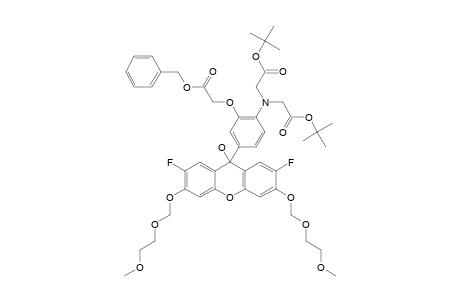 #11B;([2-BENZYLOXYCARBONYLMETHOXY-4-[2,7-DIFLUORO-9-HYDROXY-3,6-BIS-(2-METHOXYETHOXYMETHOXY)-9H-XANTHEN-9-YL]-PHENYL]-TERT.-BUTOXYCARBONYLMETHYL-AMINO)-ACETIC-