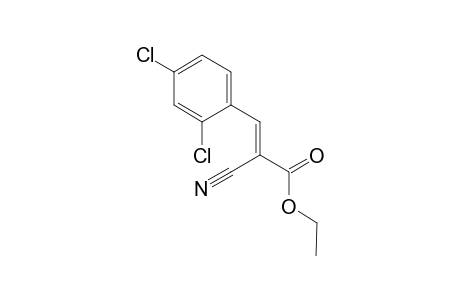 (E)-2-cyano-3-(2,4-dichlorophenyl)-2-propenoic acid ethyl ester